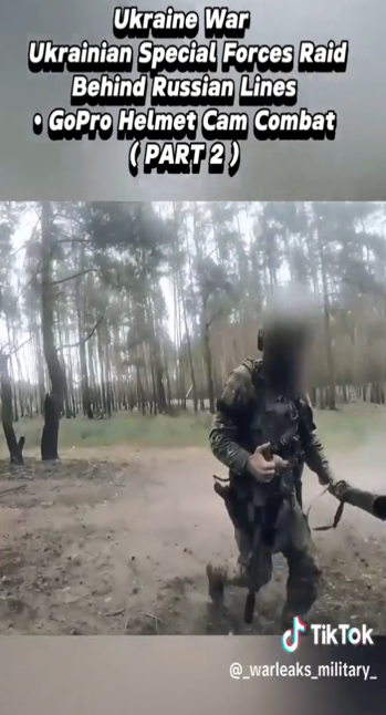 Immagine dal campo di battaglia pubblicata da @Warleaks_military su TikTok.