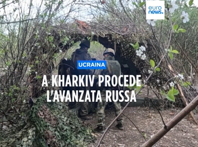 Immagine Euronews relativa alla guerra in Ucraina.